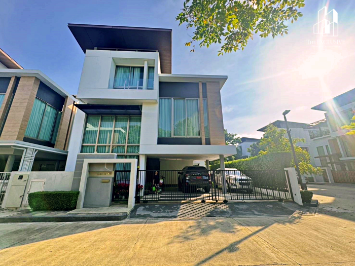 For SaleHouseKaset Nawamin,Ladplakao : For sale: 3-storey luxury detached house, Nirvana Beyond, Kaset-Nawamin