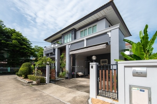 For SaleHouseRama5, Ratchapruek, Bangkruai : Detached house, beautiful corner in the heart, perfect, Place Ratchapruek, Phase 1✨ want to have a beautiful house Modern style In a quiet location