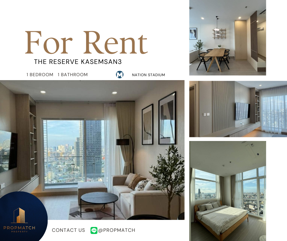 For RentCondoSiam Paragon ,Chulalongkorn,Samyan : ✨Cheap rental, very beautiful room✨Supalai Premier Si Phraya-Samyan (2 bedrooms, 80 sq m.) Price 52,000 baht Tel.0981315848 @propmatch