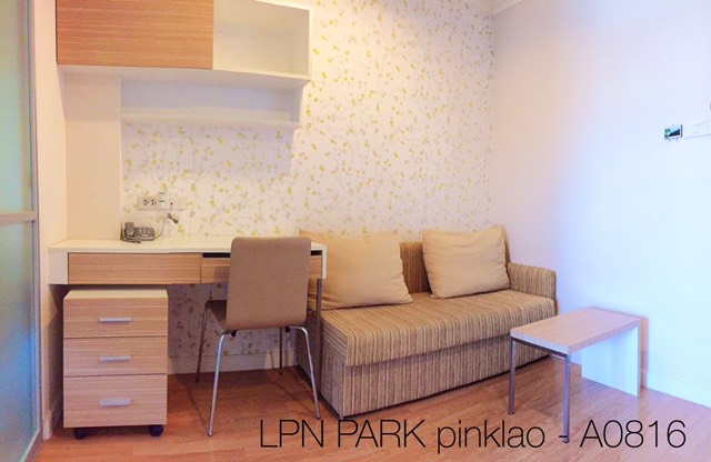 For RentCondoPinklao, Charansanitwong : Condo Lumpini Park Pinklao Lumpini Park Pinklao fully furnished 28 square meters