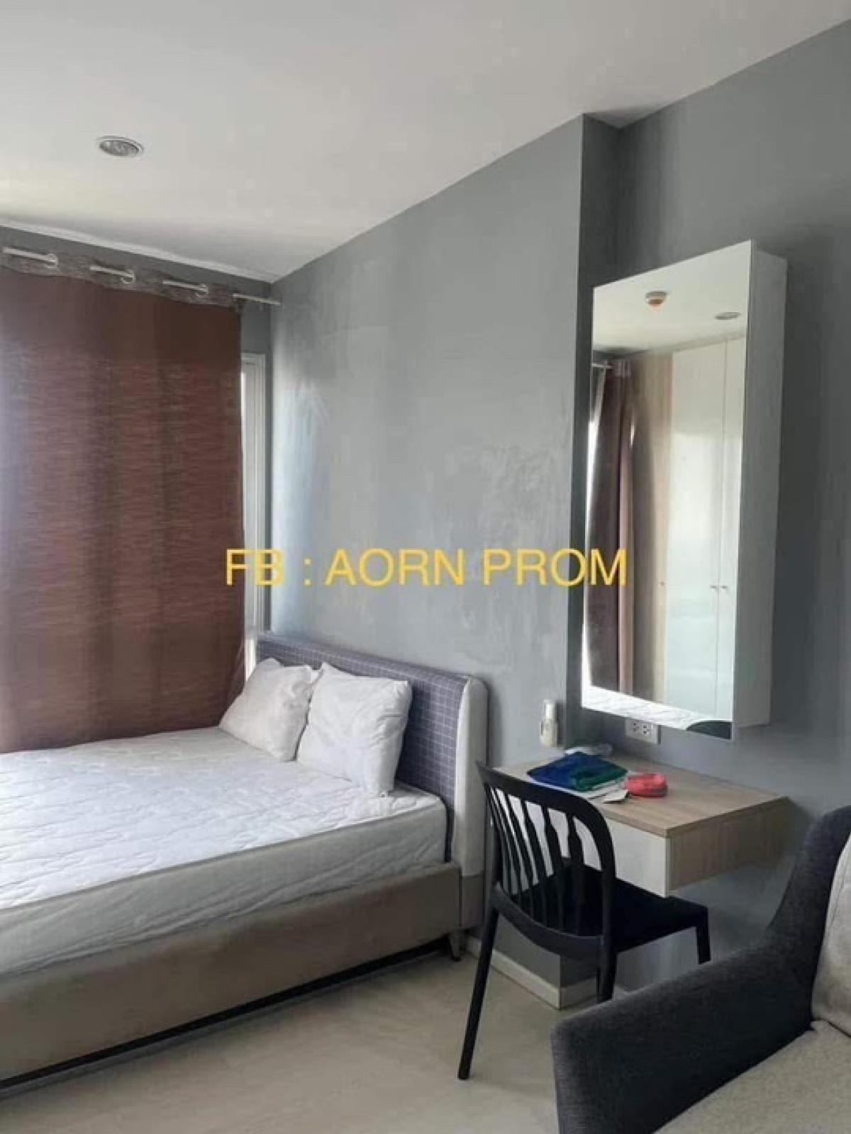 For RentCondoBang kae, Phetkasem : 🌷Ready to move in 29 Jan 68🌷For rent The Prodigy MRT Bangkhae The Prodigy MRT Bangkhae East-facing balcony, not hot in the afternoon 💥Washing machine, electric stove, hood, air conditioner, TV, refrigerator, microwave, hot water💥Built-in furniture in the 