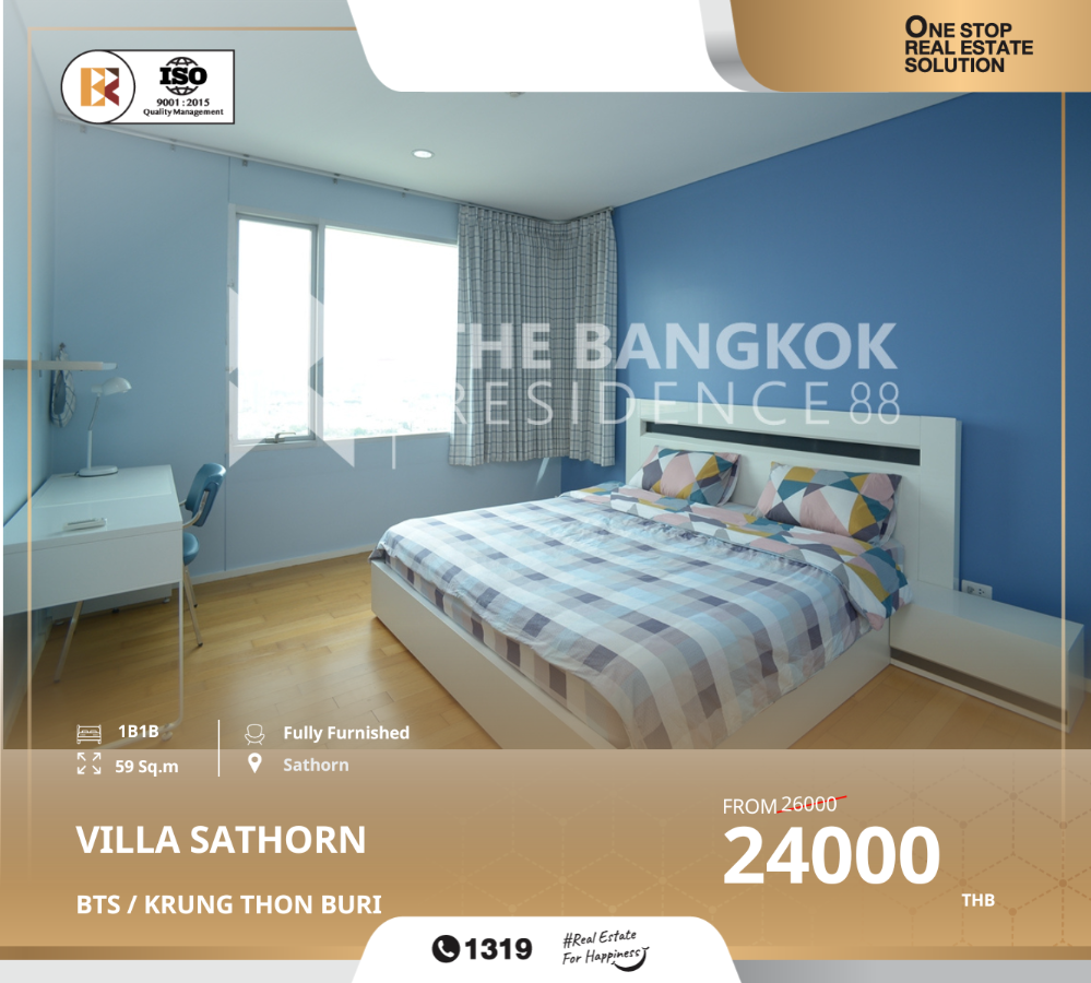 For RentCondoWongwianyai, Charoennakor : Special price deal: villa sathorn near bts krung thon buri