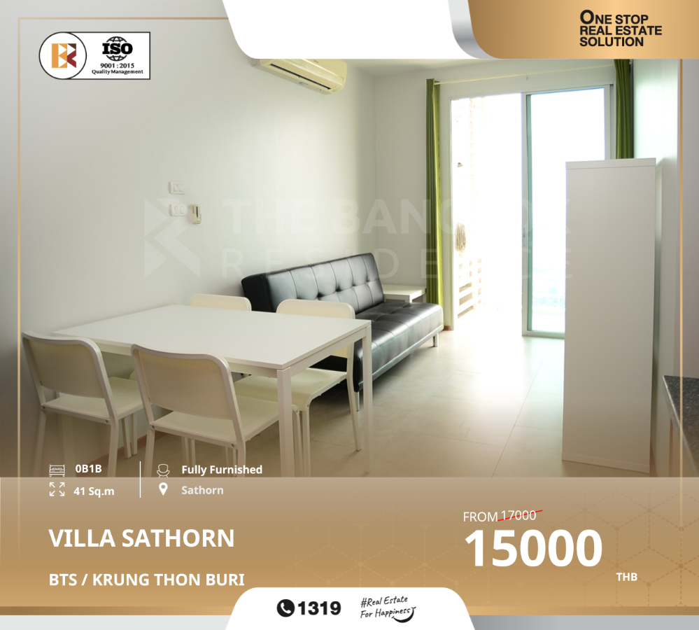 For RentCondoWongwianyai, Charoennakor : Prime location: villa sathorn near bts krung thon buri