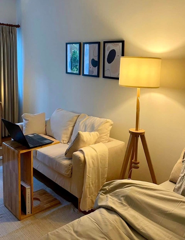 For SaleCondoOnnut, Udomsuk : Brand new room 💥A Space Sukhumvit 77 near BTS On Nut, beautiful and quiet room, perfect for minimalists, fully furnished, just move in!!