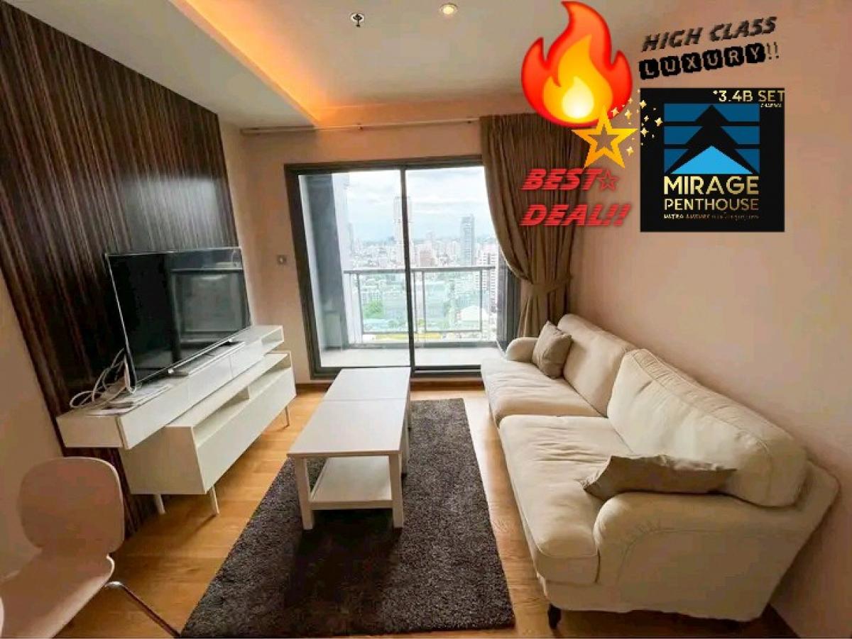 For RentCondoSukhumvit, Asoke, Thonglor : 🔥👑🅻🆄🆇🆄🆁🆈!!👑High floor🎆🌀2BED!! Luxurious room, beautifully decorated🎆!!🏦👑SUPER LUXURY👑Luxury room, beautifully decorated✨High floor, very beautiful view🎆🌀✨With bathtub🌊 Fully furnished!!✨🔥🔥🎯【🆁🅴🅽🆃For rent】🎯H SUKHUMVIT 43✅2🅱ED2✅ 62 sqm. High floor 28 (#BTS#C