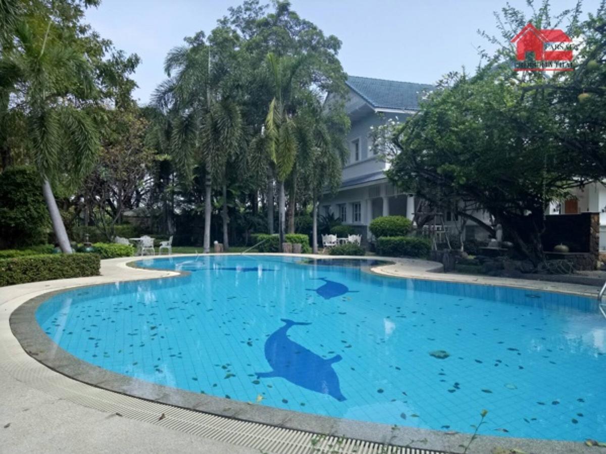 For RentHouseBangna, Bearing, Lasalle : For rent, 4 luxury houses, can be used as air bnb, has a dog, 16 bedrooms, 20 bathrooms, has a swimming pool, ready to move in, Bangna-Trad Road