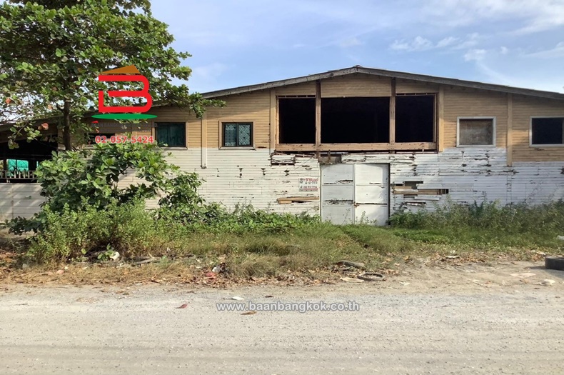 For SaleLandSamut Prakan,Samrong : Vacant land, Soi Thesaban Bangpoo 94, area 4-0-51 rai, near Samut Bangpoo Hospital, Sukhumvit Road, Tambon Taiban, Mueang District, Samut Prakan Province