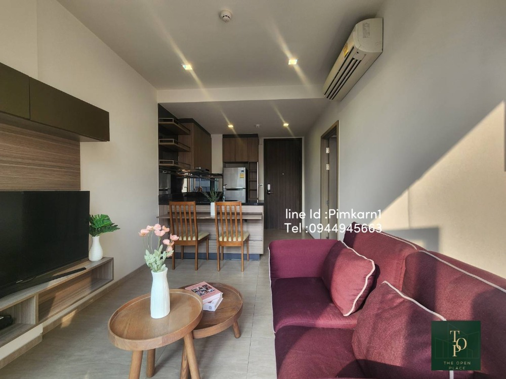 ให้เช่าคอนโด : Mori Haus <<1 Bedroom For Rent>> 📍Location: (T77 Community) (Has Shuttle Service BTS On Nut) :Fully Furnished