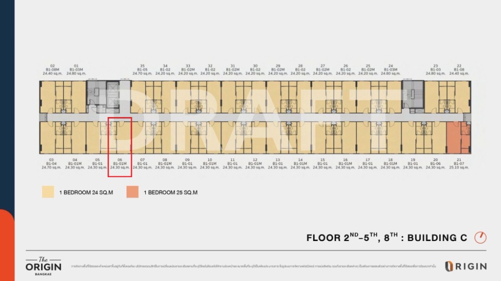 Sale DownCondoBang kae, Phetkasem : Selling down payment The Origin Bangkae, pet-friendly room, Building C, new condo ready to move in, near MRT Bang Khae, pets allowed, reasonable price