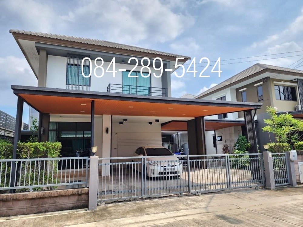 For SaleHouseSeri Thai, Ramkhamhaeng Nida : Detached house for sale, H.Cape Serene Bangna-Sukhaphiban 2 , area 58.2 square wa, Property code 03-073