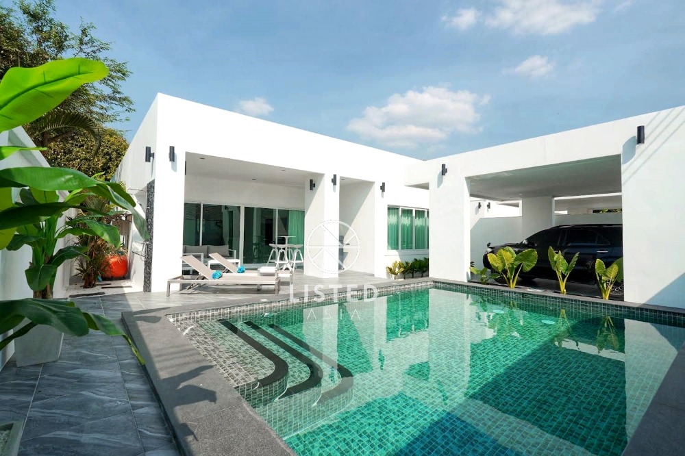 For SaleHousePattaya, Bangsaen, Chonburi : Pool Villa in East Pattaya 3 Bedrooms for Sale