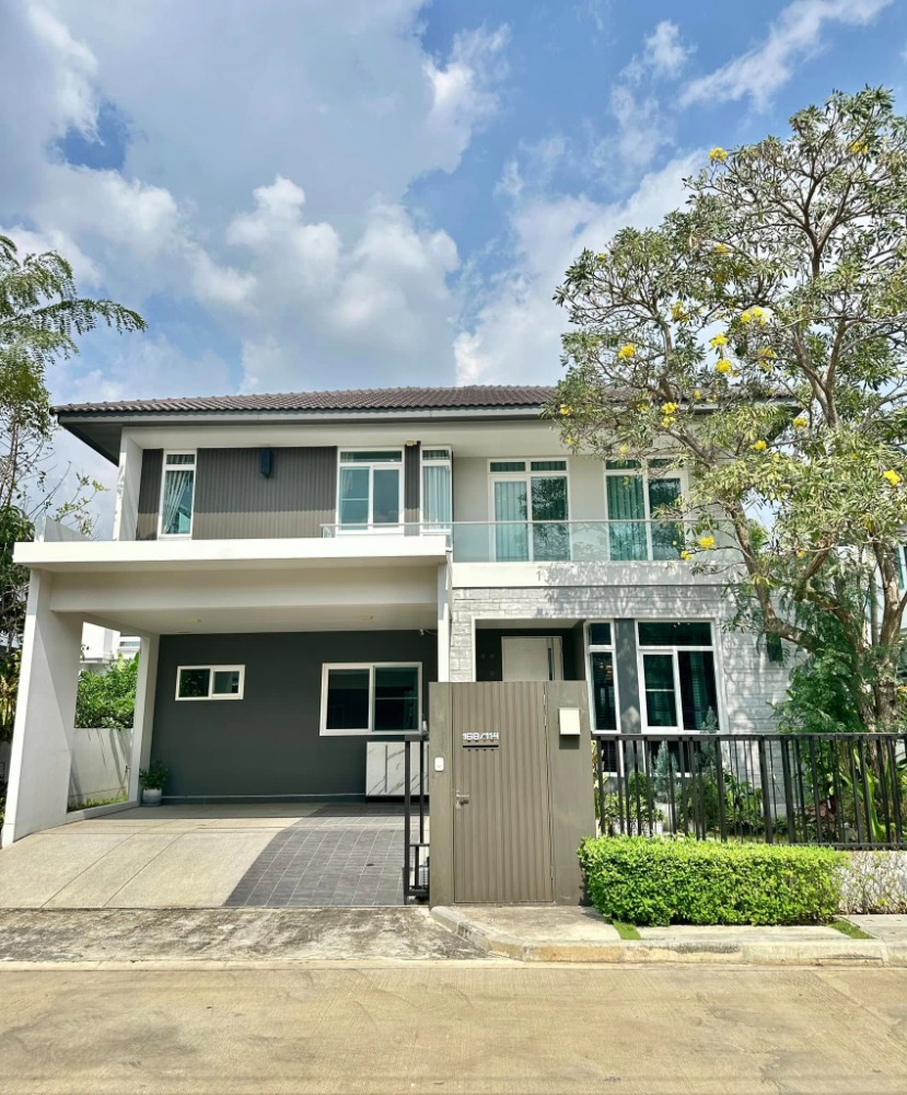 For SaleHouseRama5, Ratchapruek, Bangkruai : Single house, Manthana Westgate