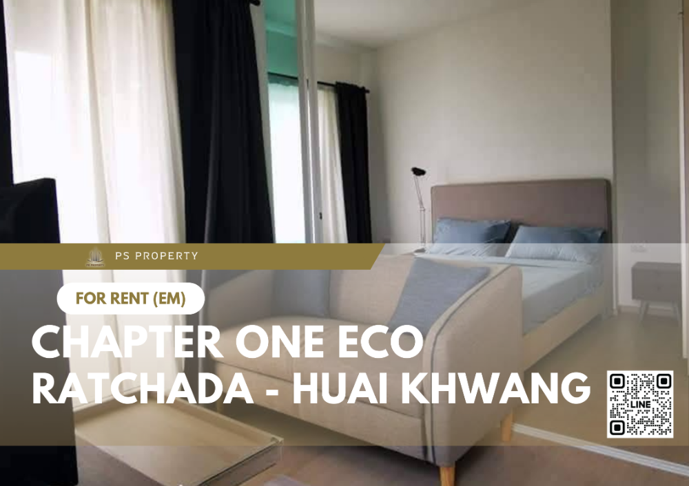 For RentCondoRatchadapisek, Huaikwang, Suttisan : For rent 🔺 Chapter One Eco Ratchada - Huai Khwang 🔺 Complete furniture and electrical appliances, near MRT Huai Khwang.