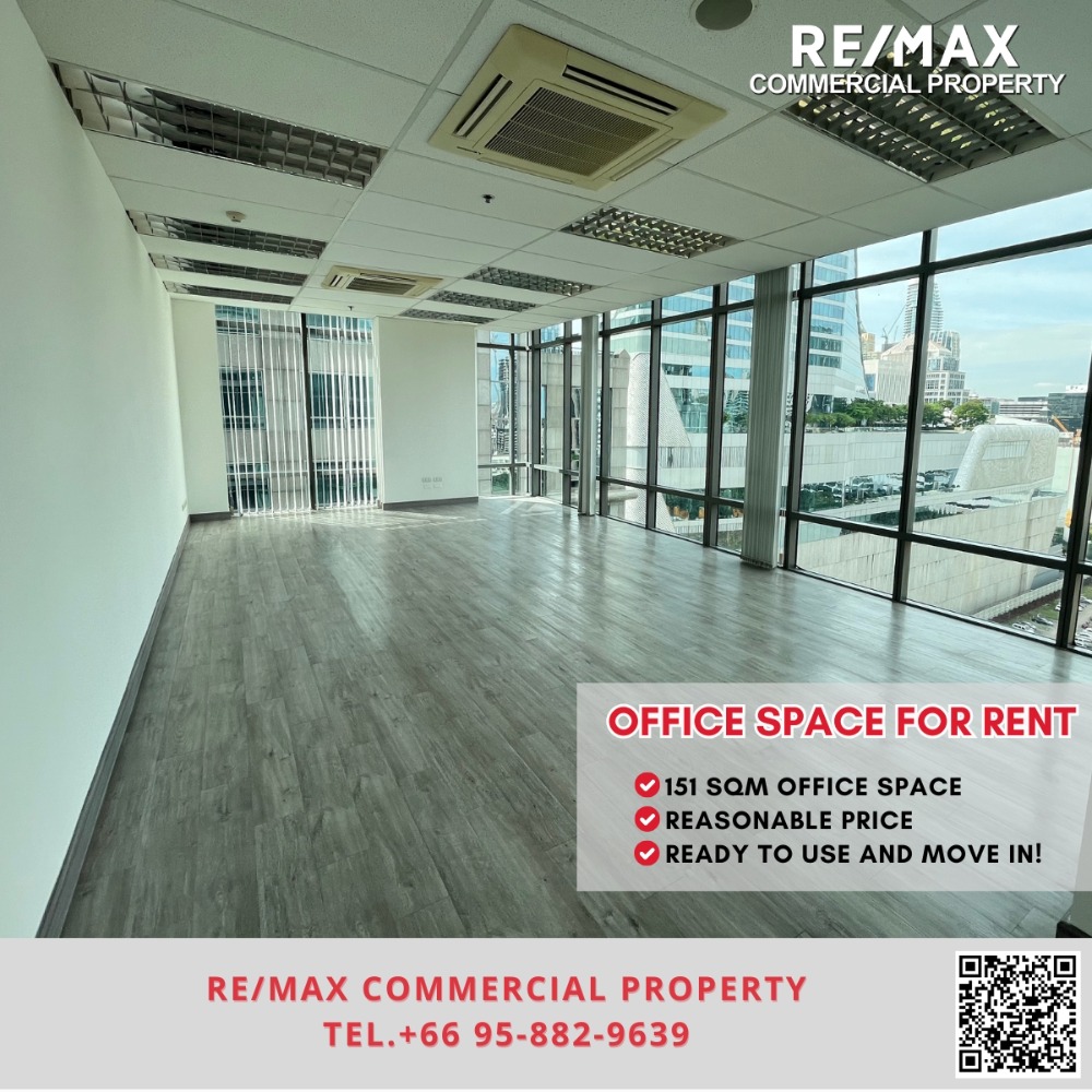 For RentOfficeWitthayu, Chidlom, Langsuan, Ploenchit : For Rent - Renovated Office Space Near BTS Ploenchit