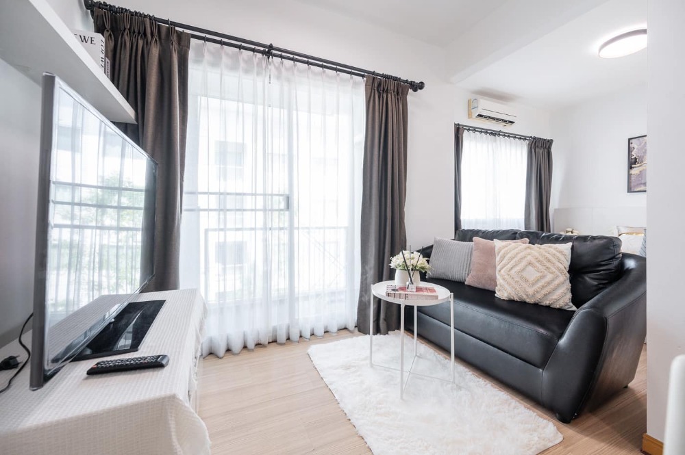 For SaleCondoOnnut, Udomsuk : Big size, special price 💥 A Space Sukhumvit 77 near BTS On Nut, beautiful room, renovated the whole room, complete furniture and appliances, ready to move in