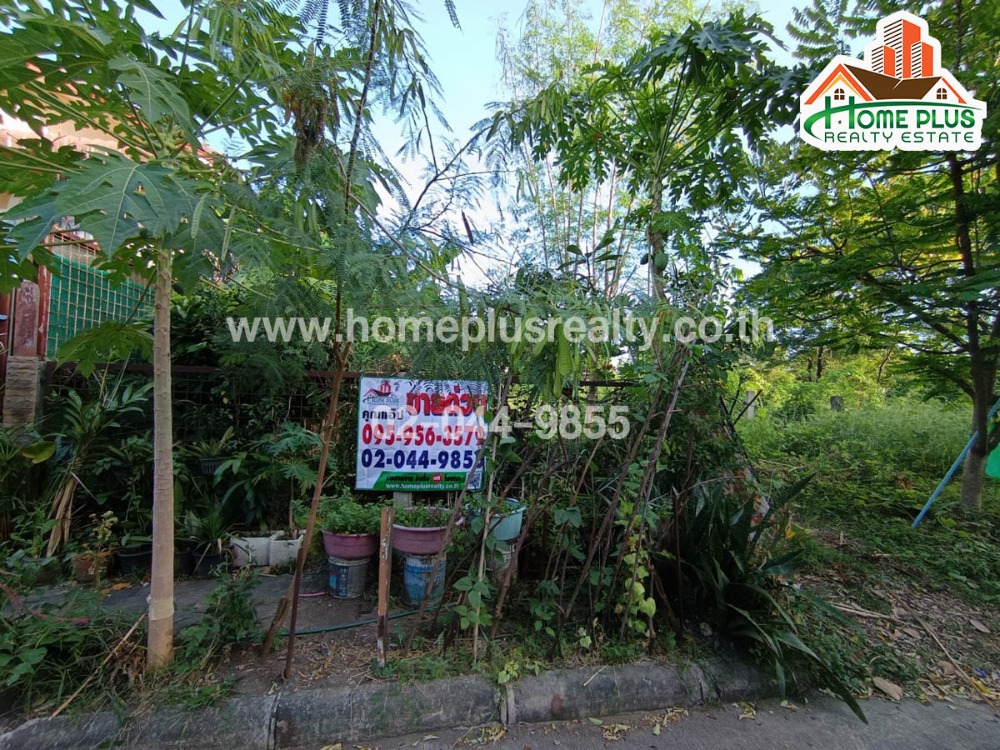 For SaleLandLadkrabang, Suwannaphum Airport : Land in Muang Thong Gardens Project Zone 1, Soi Phatthanakan 65, Intersection 4 (2 plots for sale)