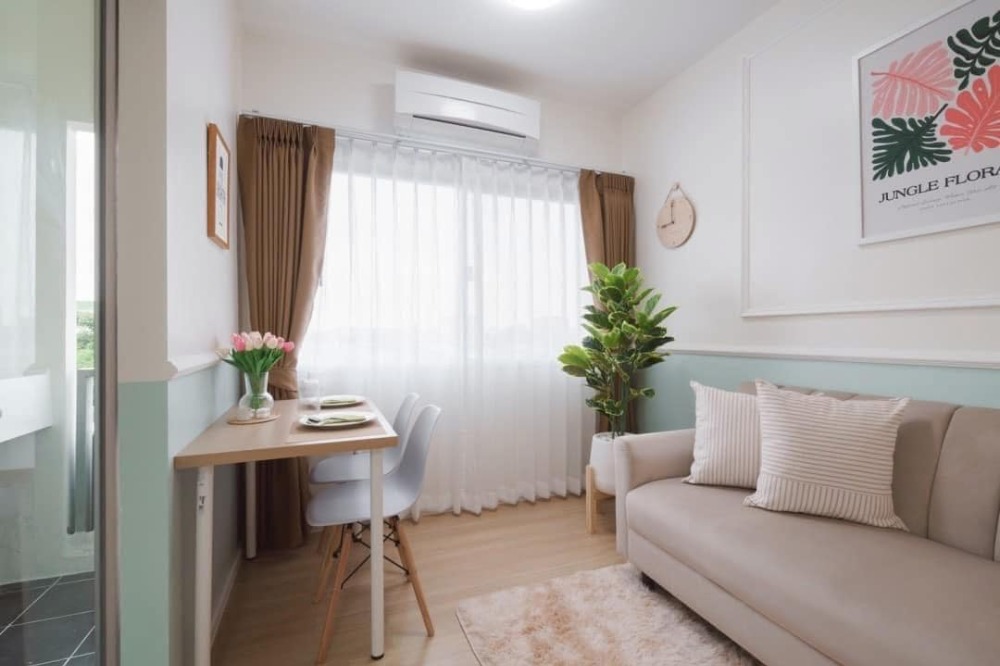 For SaleCondoOnnut, Udomsuk : Urgent sale 💥 A Space Sukhumvit 77 near BTS On Nut, beautiful room, minimalist feel, newly renovated, fully furnished, ready to move in