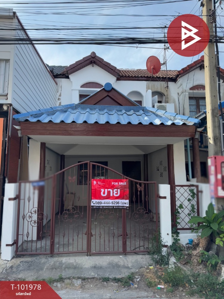 For SaleTownhouseSamut Prakan,Samrong : Townhouse for sale, Nakhon Thong Village, Phraeksa (Soi Mangkon-Khandi), Samut Prakan