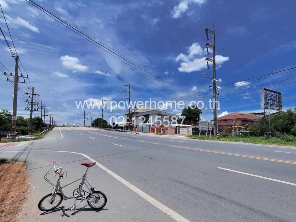 ขายที่ดินปทุมธานี รังสิต ธรรมศาสตร์ : ทีดินเปล่าและอาคารสำนักงานลำลูกกาคลอง 14  เนื้อที่ 8 ไร่ 22 ตรว