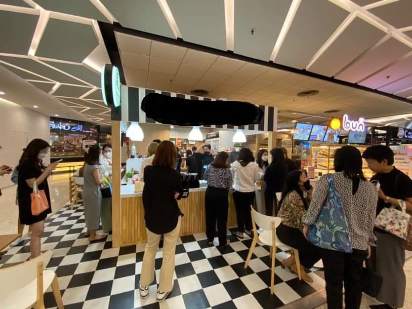 For LeaseholdRetailAri,Anusaowaree : Coffee franchise shop for sale, good sales and still continuously profitable, in a shopping mall in the heart of Bangkok