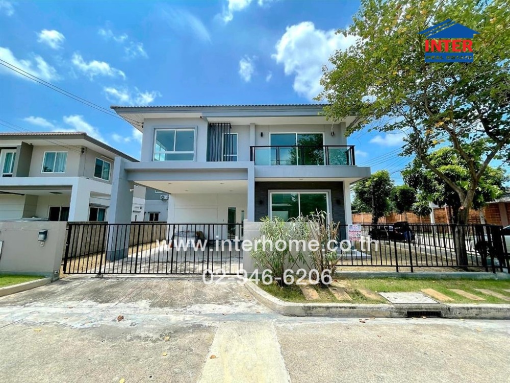 For SaleHousePathum Thani,Rangsit, Thammasat : 2-storey detached house, 63.8 sq m, Casa Ville Village, Rangsit, Khlong 2, Rangsit-Nakhon Nayok Road, Soi 60, Thanyaburi, Pathum Thani