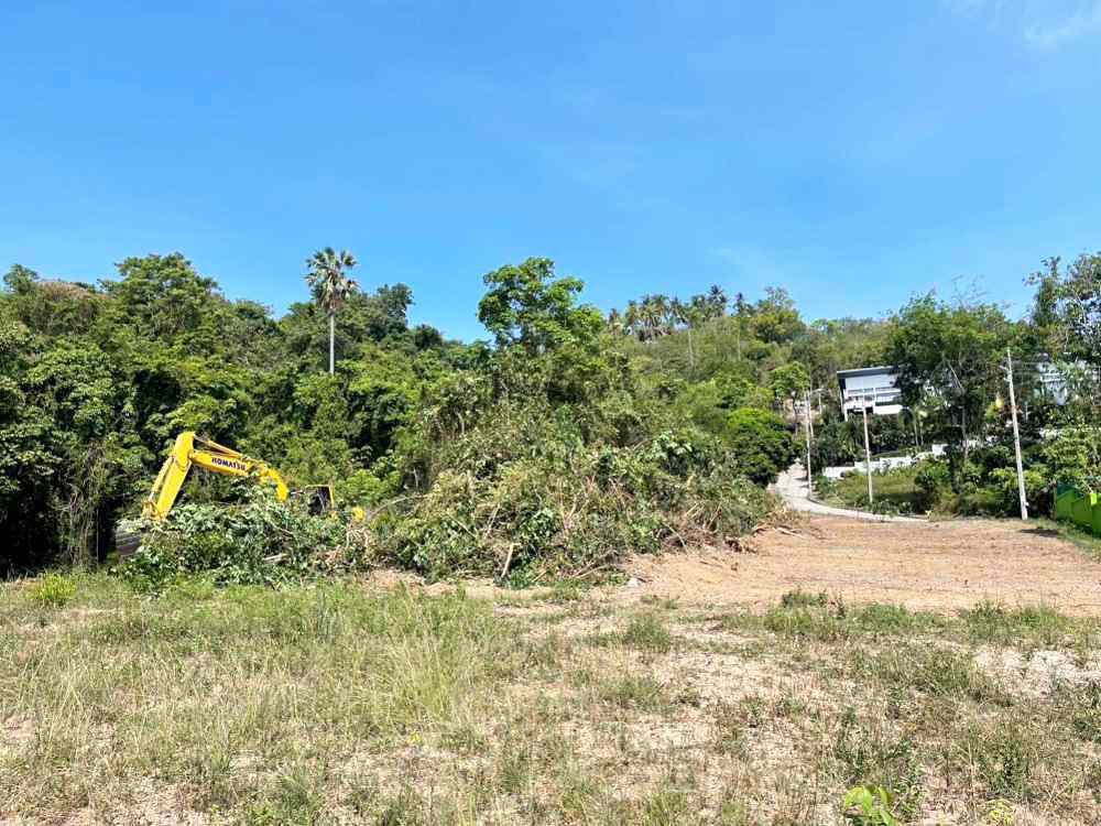 For SaleLandKoh Samui, Surat Thani : Land for sale on the mountain, Sea view Samui 2 Rai municipal area