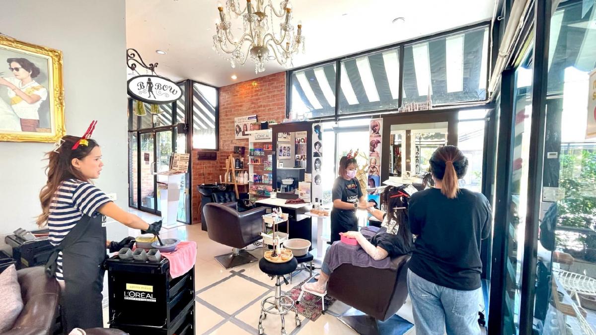 For LeaseholdRetailBangna, Bearing, Lasalle : Beauty salon for rent, King Kaew, on the main road, lots of customers