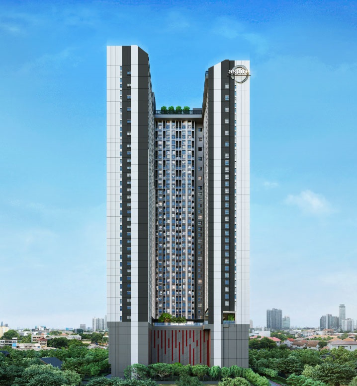 ขายดาวน์คอนโดคลองเตย กล้วยน้ำไท : ขายดาวน์ Aspire Sukhumvit-Rama 4 ตำแหน่งห้องริม สงบ ราคาไม่แพง แบบ 1 ห้องนอน