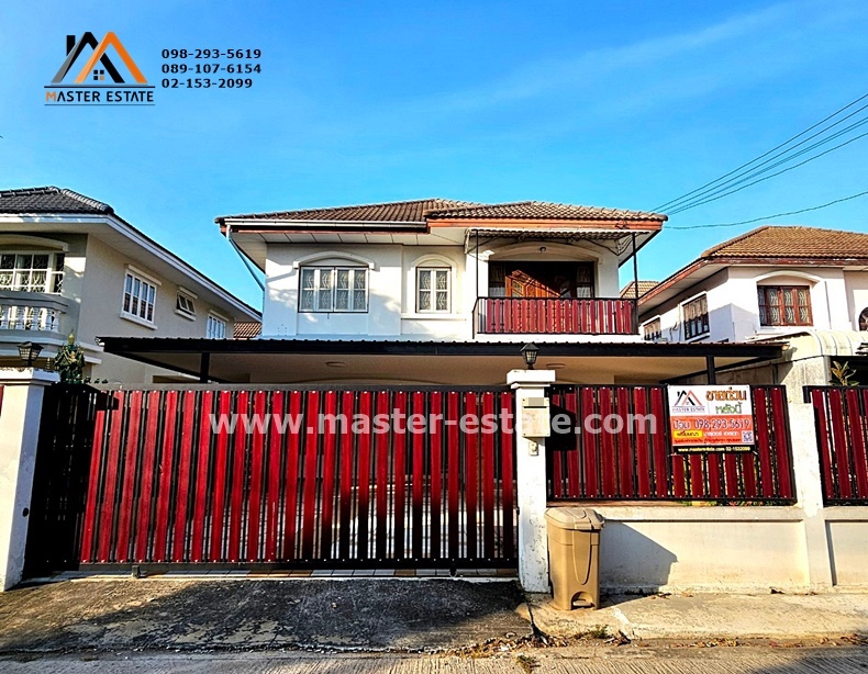 For SaleHousePathum Thani,Rangsit, Thammasat : Muang Thongchai Park Ville, single house, 60 sq m., 4 bedrooms, 3 bathrooms, 5 air conditioners, parking for 5-6 cars, cheap for sale, Rangsit-Nakhon Nayok 48