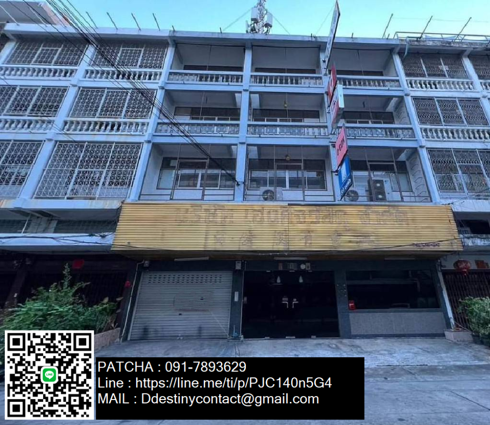 For RentShophouseSukhumvit, Asoke, Thonglor : Commercial building for rent, 3 units, Sukhumvit 46 (near Khlong Toei Port), Bangkok