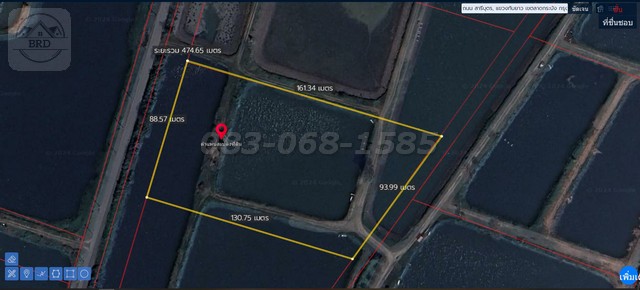 For SaleLandLadkrabang, Suwannaphum Airport : Very cheap land for sale, Saribut-Khlong Mon Road (area 9-0-28 rai, total price 36 million baht), Thap Yao Subdistrict, Lat Krabang District, Bangkok