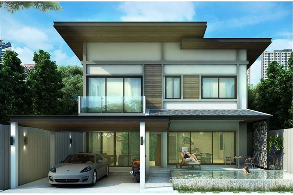 For SaleHousePattaya, Bangsaen, Chonburi : Exclusive Villa Project - Zensiri Midtown Villas