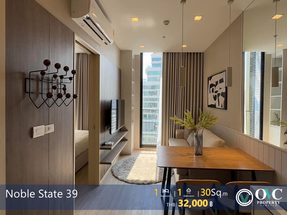 For RentCondoSukhumvit, Asoke, Thonglor : Ready for rent @ Noble State Sukhumvit 39