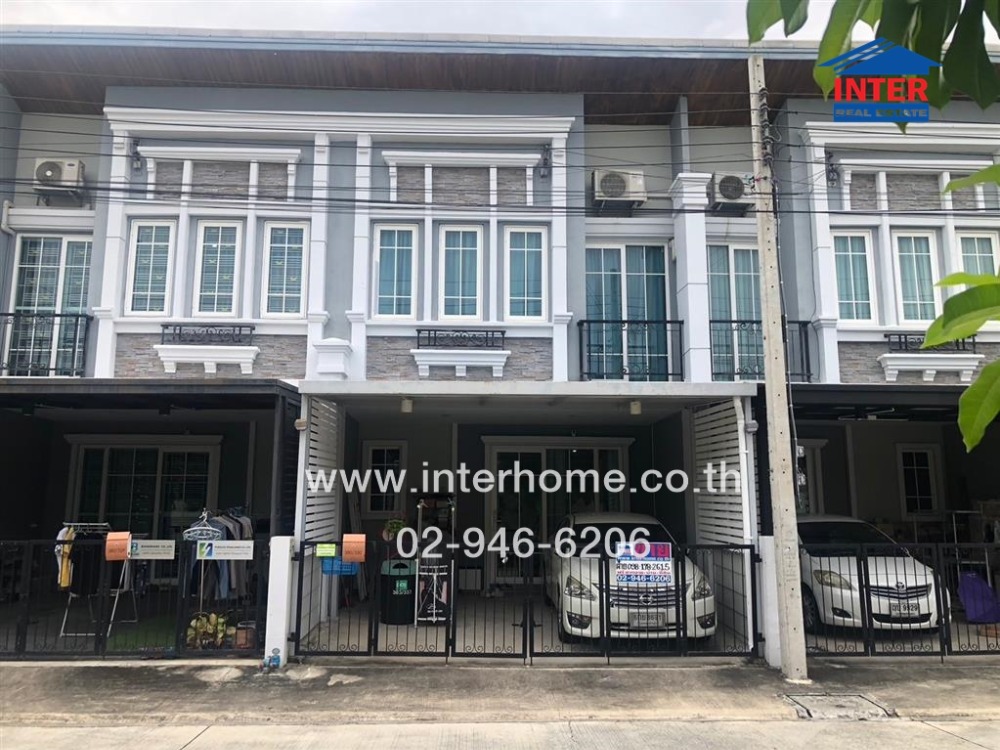 For SaleTownhouseLadkrabang, Suwannaphum Airport : 2-storey townhouse, 19 sq m, Golden Town Village 3, Bangna-Suan Luang, Kanchanaphisek Road, Motorway Road, Prawet District, Bangkok