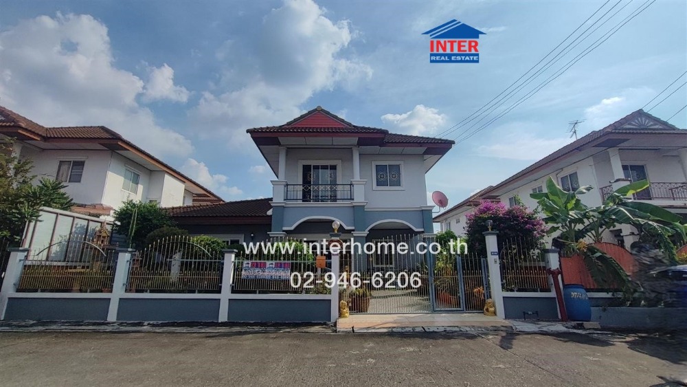 For SaleHousePathum Thani,Rangsit, Thammasat : 2-storey detached house, 52.3 sq.w., Suetrong Dream World Village, Khlong 3 Road, Rangsit-Nakhon Nayok Road, Thanyaburi, Pathum Thani