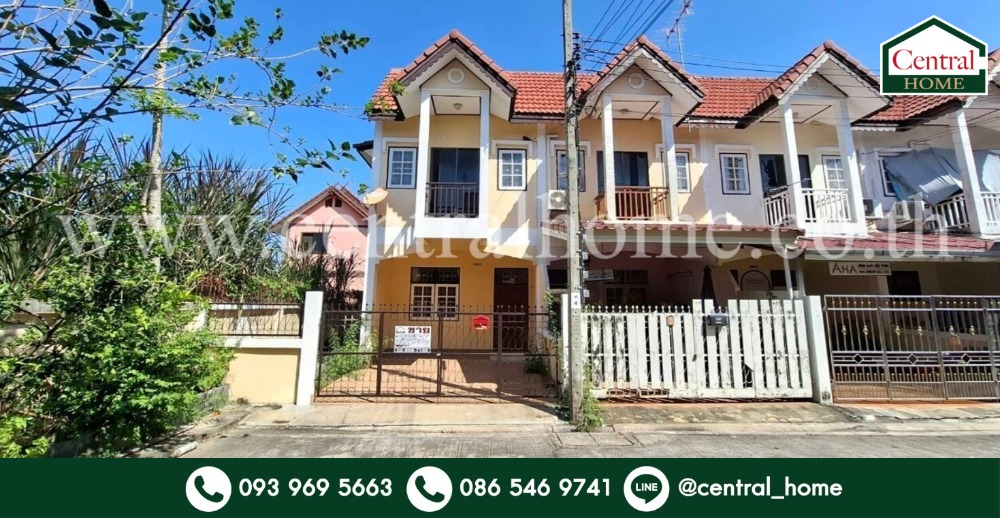 For SaleTownhouseVipawadee, Don Mueang, Lak Si : Townhouse, Pinthong Village 2, Soi Chang-Uat Uthit 18, corner house, cheapest price in the area