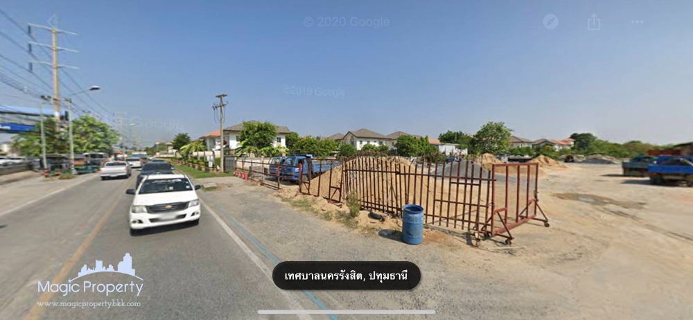 For SaleLandPathum Thani,Rangsit, Thammasat : Land For Sale 38 Rai in Rangsit-Nakhon Nayok Road Khlong 2, Thanyaburi, Pathum Thani