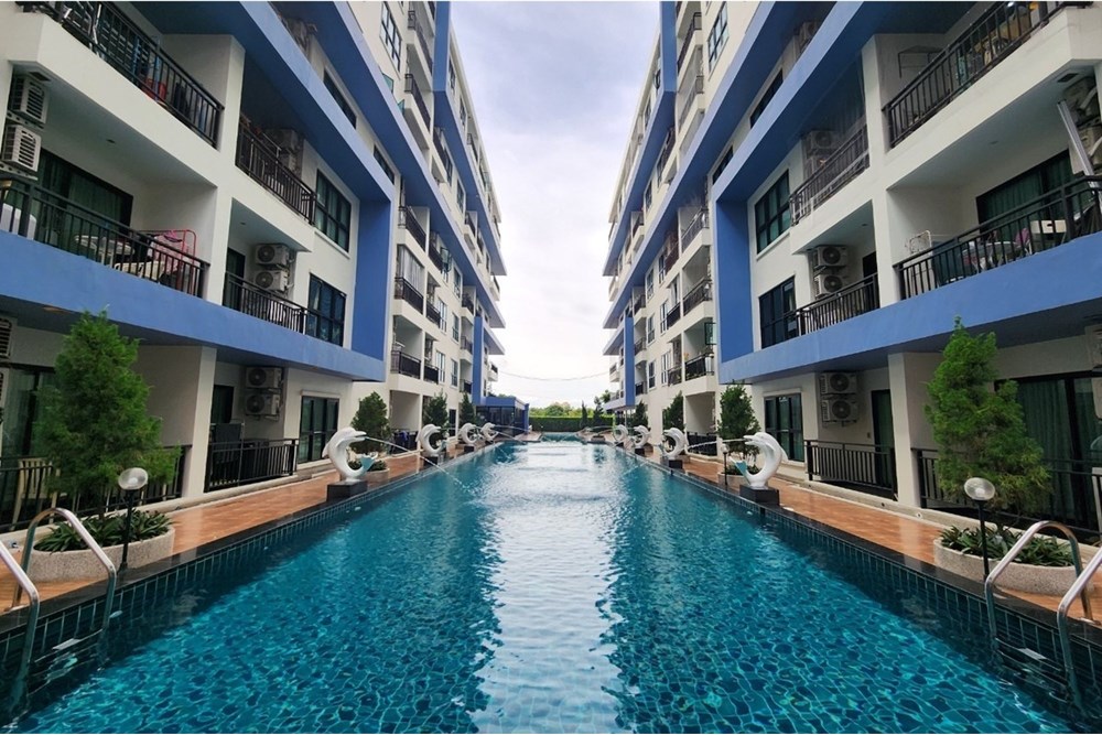 For SaleCondoPattaya, Bangsaen, Chonburi : Charming Condo in The Blue Residence, Pattaya