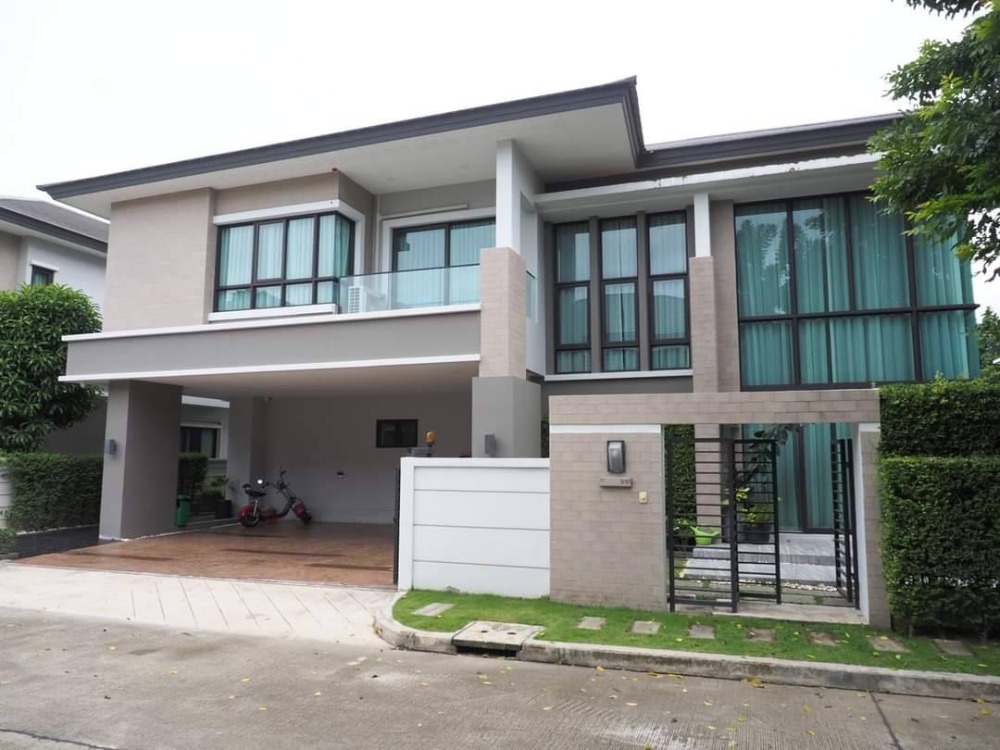 For SaleHousePinklao, Charansanitwong : ● Modern Style ● 2-Story Detached House, 4 Bedrooms | 100.00 sq.w., 388.00 sq.m. | near Thonburi 2 Hospital 13 mins, The Crystal Ratchaphruek 13 mins, Major Pinklao 13 mins