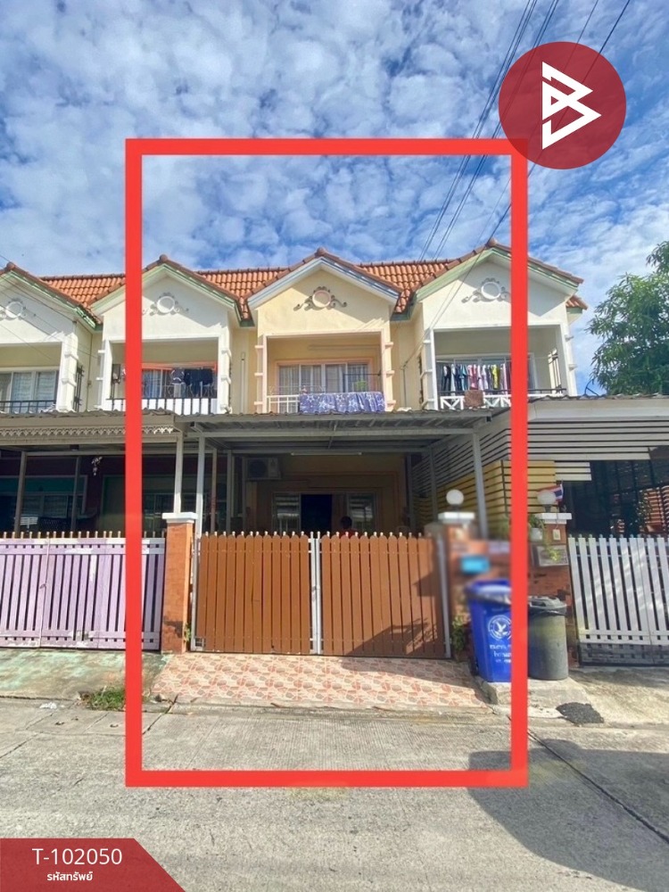 For SaleTownhouseSamut Prakan,Samrong : Townhouse for sale, Nakhon Thong President Village, Bang Phli-Tamru, Samut Prakan