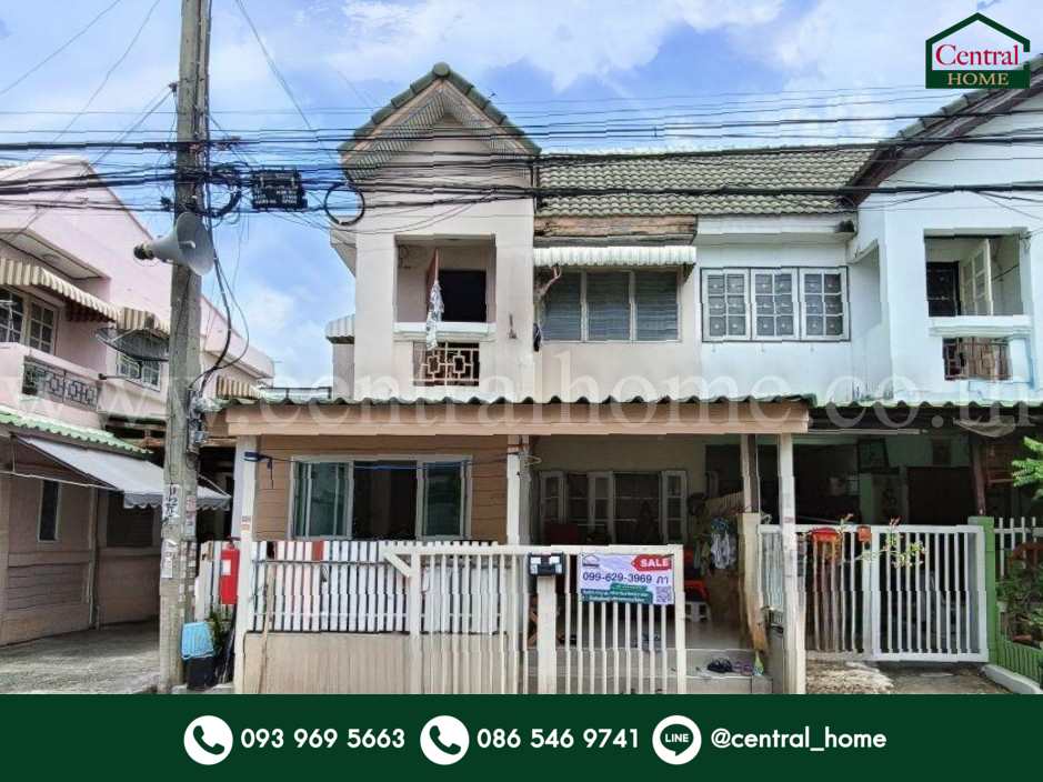 For RentTownhouseVipawadee, Don Mueang, Lak Si : Townhouse, Amornphan Village, Soi Thet Ratchan 13, Don Mueang, end unit