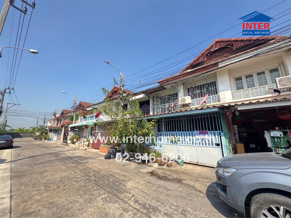 For SaleTownhouseNonthaburi, Bang Yai, Bangbuathong : 2-storey townhouse, 18 sq m, Pruksa Village 3, Soi Wat Lat Pla Duk, Kanchanaphisek Road, Bang Bua Thong, Nonthaburi