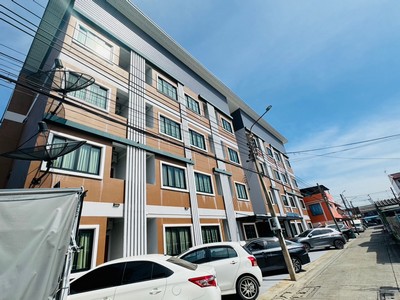 For SaleLandLadkrabang, Suwannaphum Airport : For sale: 4-storey apartment, new building, 12% yield, good investment value, quick return on investment, prime location, in a community, Keha Rom Klao, Khlong Song Ton Nun, Lat Krabang, Bangkok