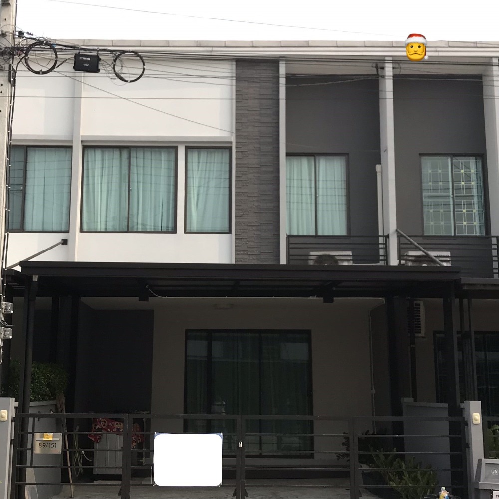 For RentTownhousePathum Thani,Rangsit, Thammasat : #For rent 2-storey townhouse Pleno Phahon Yothin-Rangsit, the newest townhouse project from AP, Phahon Yothin Road, Khlong Nueng Subdistrict, Khlong Luang District, 3 bedrooms, 2 bathrooms, parking for 2 cars, rent 14,000/month (including common area)