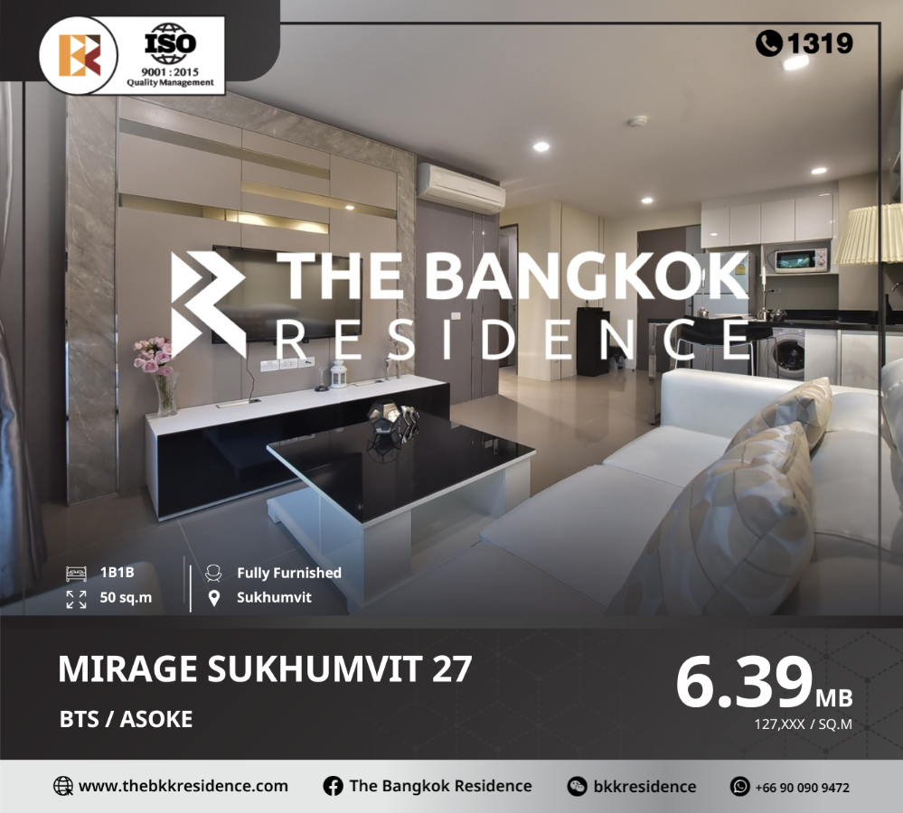 For SaleCondoSukhumvit, Asoke, Thonglor : Mirage sukhumvit 27: prime location near bts asoke