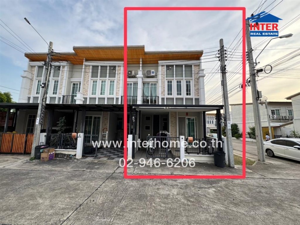 For SaleTownhouseRathburana, Suksawat : 2-storey townhouse, 16.7 sq.w., Golden Town Village 2, Suk Sawat-Phuttha Bucha, Soi 5, near Wat Pho Thong, Suk Sawat Soi 26, Rama 2 Road, Suk Road, Rat Burana District, Bangkok