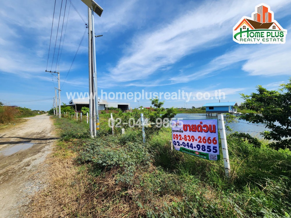 For SaleLandSamut Prakan,Samrong : Land with garden near Hong Thong Temple, Sukhumvit Road, Bang Bo District, Samut Prakan, area 3 rai