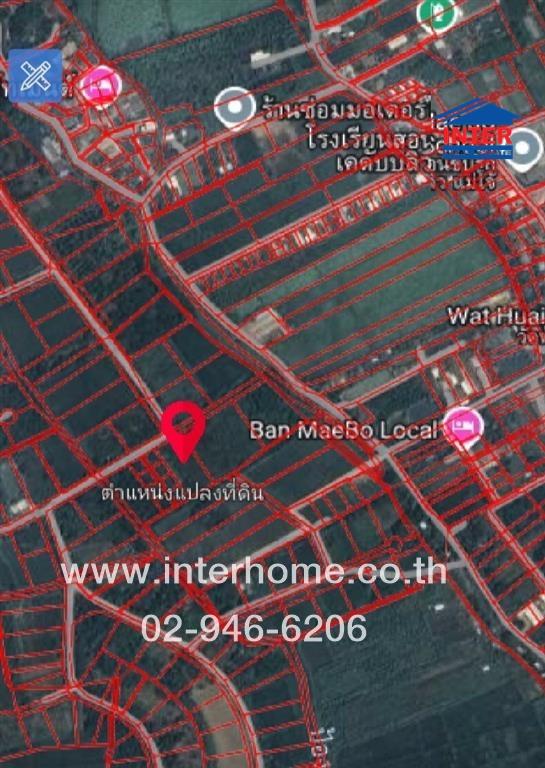 For SaleLandChiang Mai : Vacant land 2 rai 9.5 sq.w. Vacant land, Soi Ban Pa Kham, Soi 6, Super Highway Road, Chiang Mai-Lampang, Mae Rim, Chiang Mai