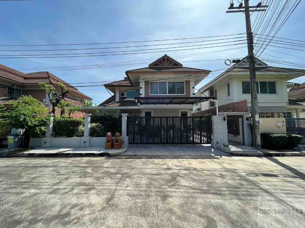 For SaleHouseNonthaburi, Bang Yai, Bangbuathong : Single house for sale, The Estana Rama 5 Village, near Rajapruek University