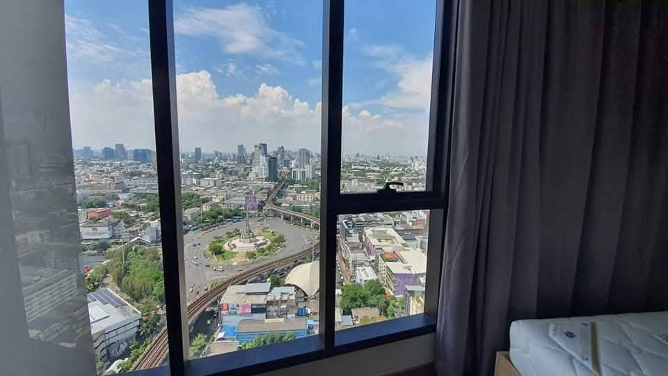 For RentCondoAri,Anusaowaree : TR0431 ***For rent*** Condo IDEO Q Victory (Ideo Q Victory) Special only 38,000 baht / month ***Beautiful room, fully furnished, ready to move in, next to BTS Anusawari 0 meters ***